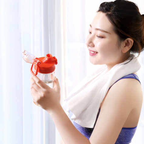 Xiaomi QUANGE Tritan Sports Water Bottle (480 ml) Red